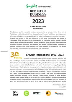 GreyNet Business Report 2023