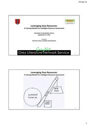 Leveraging Grey Resources