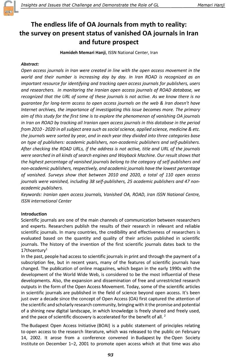 GL2021 International Conference on Grey Literature 