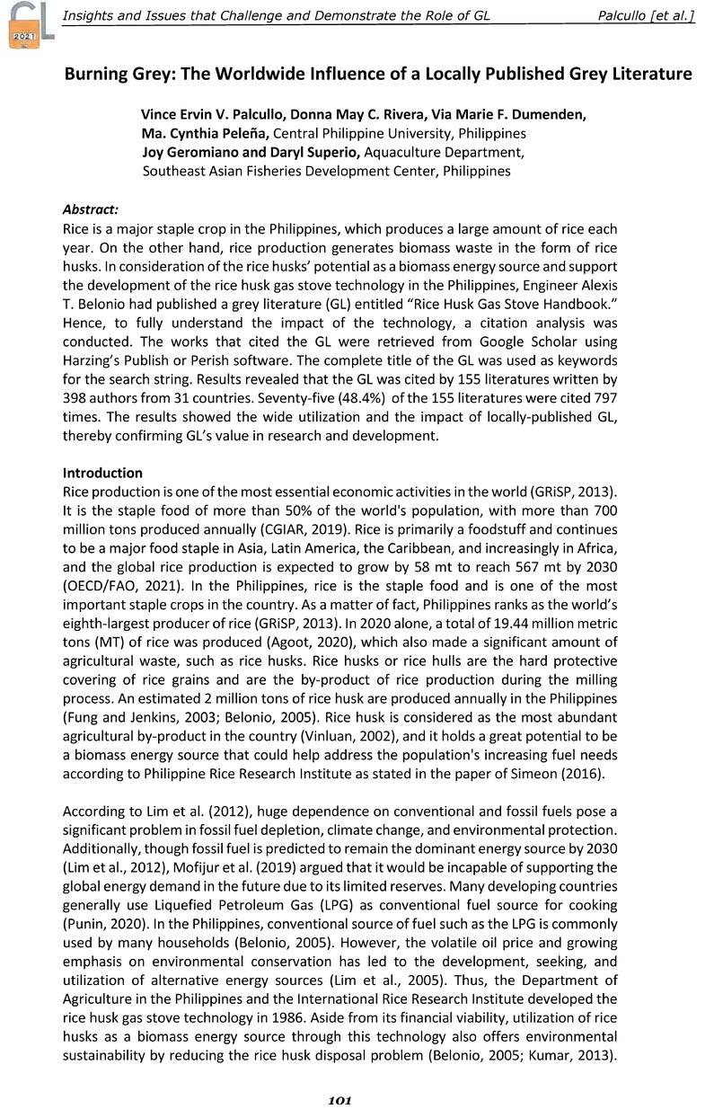 GL2021 International Conference on Grey Literature 
