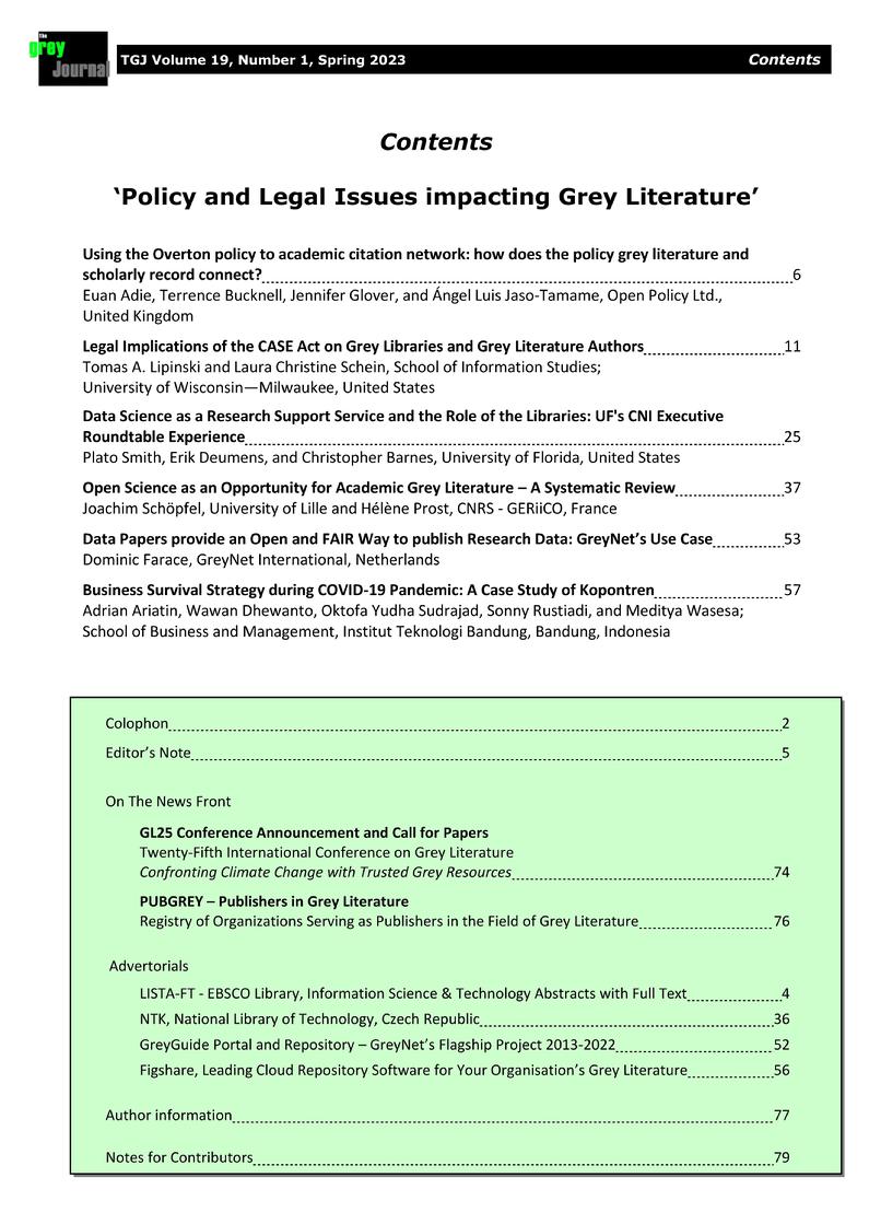 The Grey Journal (TGJ)